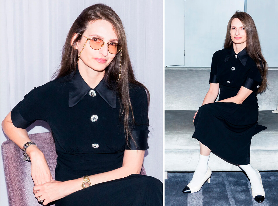 Алессандра Рич, дизайнер модного бренда Alessandra Rich, 1997 г.