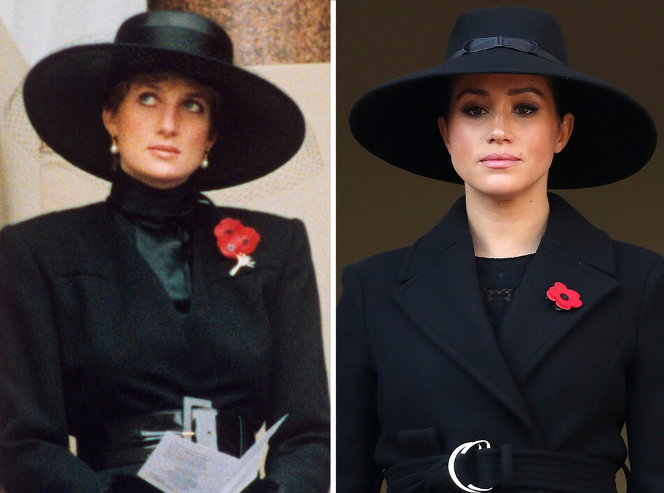 Меган Маркл и принцесса Диана