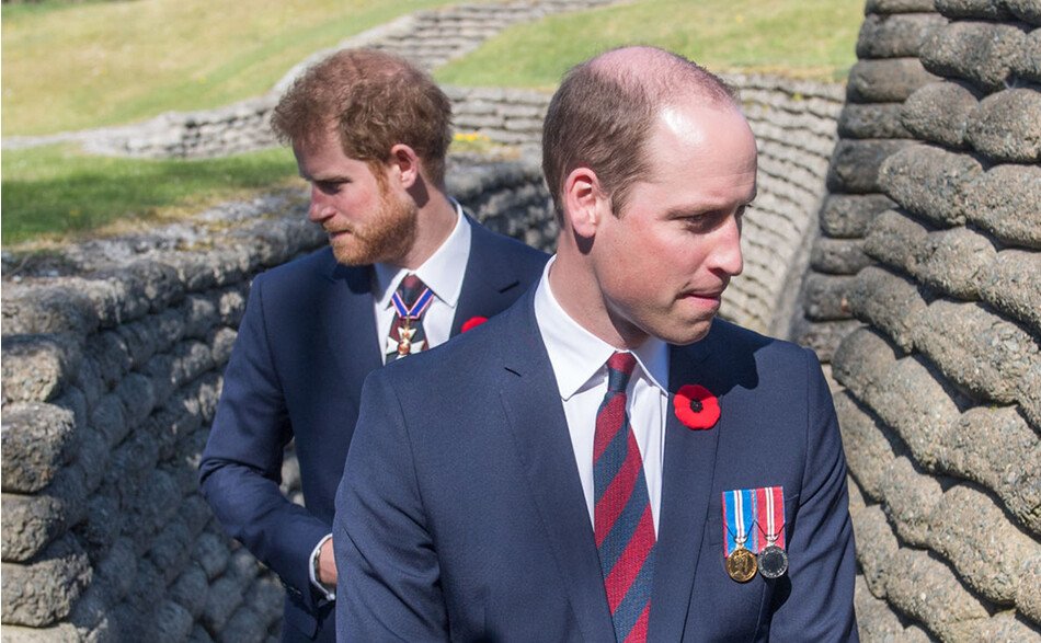 Принц Уильям и принц Гарри конфликт