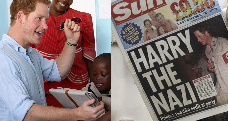 Ппринц Гарри расист