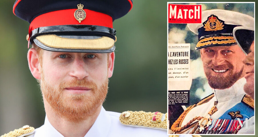 Принц Гарри схожеть с принцем Филиппом