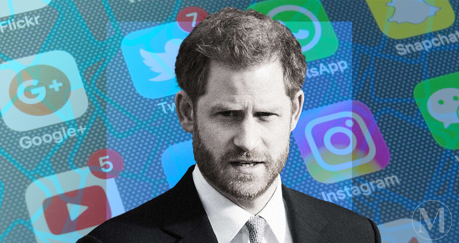 Принц Гарри и социальные сети