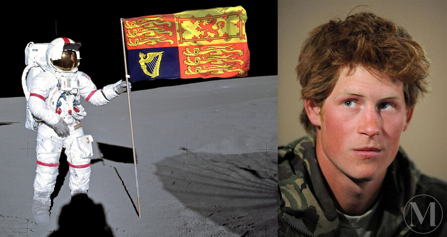 Принц Гарри космос