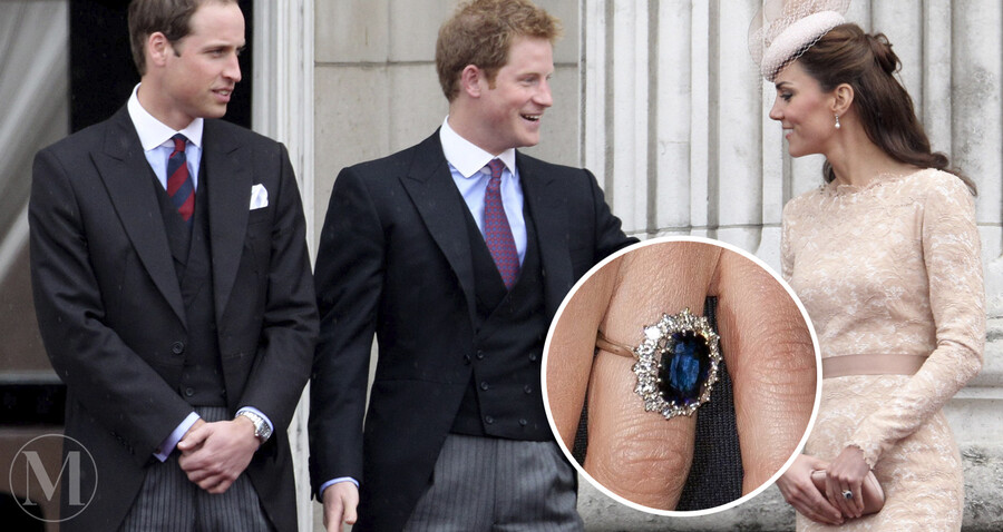 Принц Гарри кольцо матери принцессы Дианы