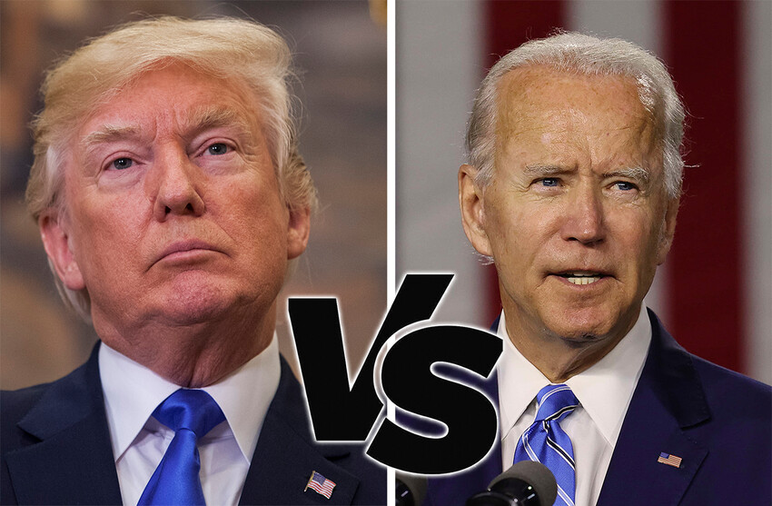 Дональд Трамп и Джо Байден