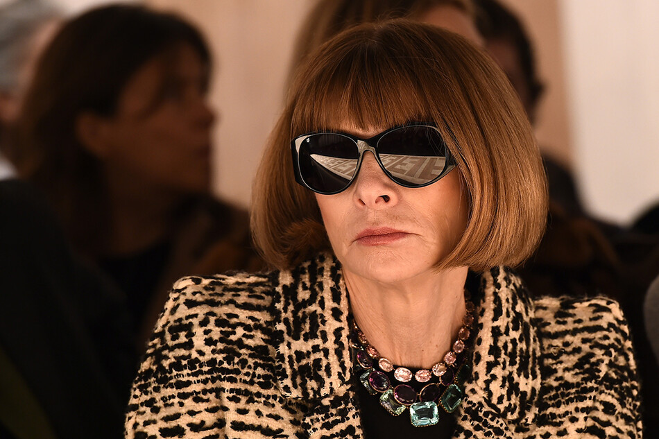 Анна Винтур митинг