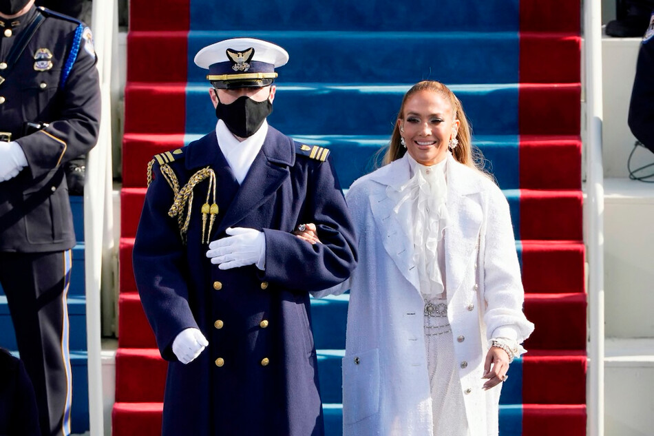 Дженнифер Лопес на инаугурации Джо Байдена