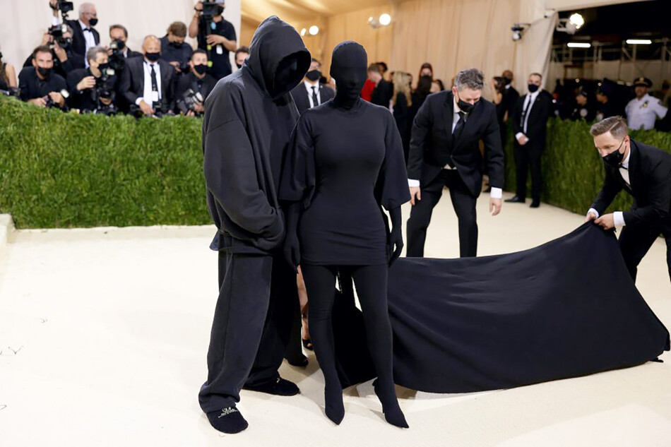 Ким Кардашьян и Канье Уэст на Met Gala 2021