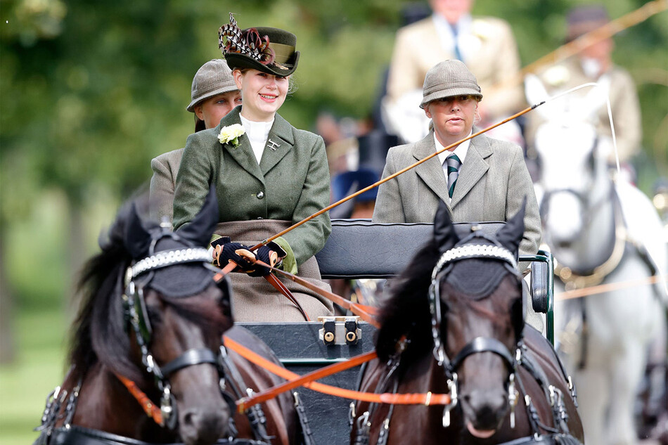 Леди Луиза Маунтбеттен-Виндзор принимает участие в 4-й день Королевского Конного шоу в Хоум-парке, Виндзорский замок, 4 июля 2021 года в Виндзоре, Англия