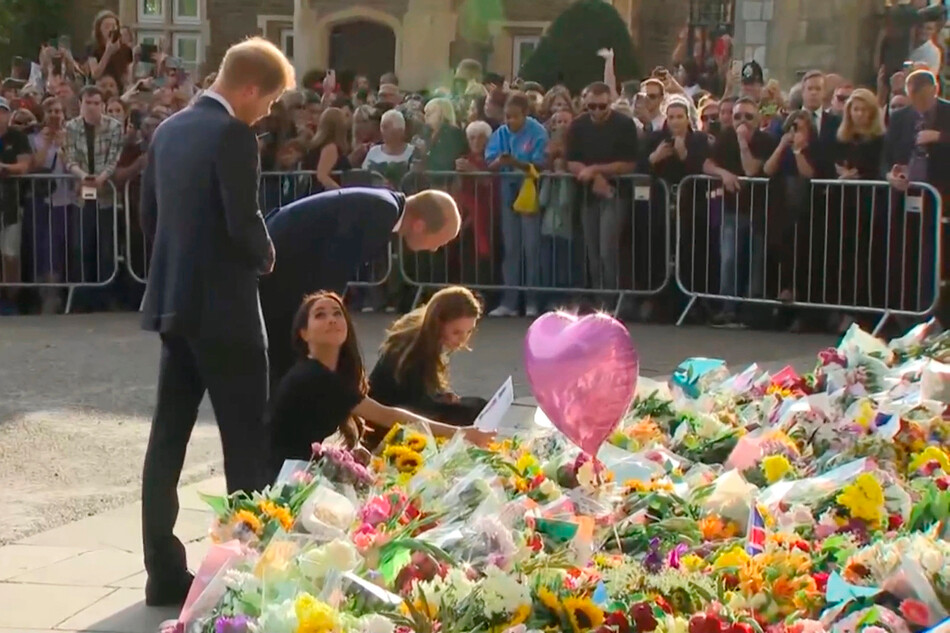 Меган Маркл воссоединилась с королевской семьёй после смерти королевы Елизаветы II