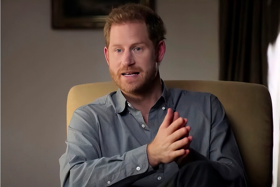 Принц Гарри во время интервью с Опрой Уинфри, 17 мая 2021 года