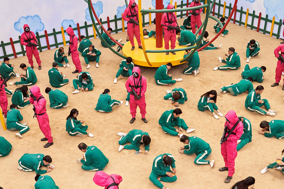 Кадр из фильма «Squid Game – Игра в кальмара» Netflix, 2021