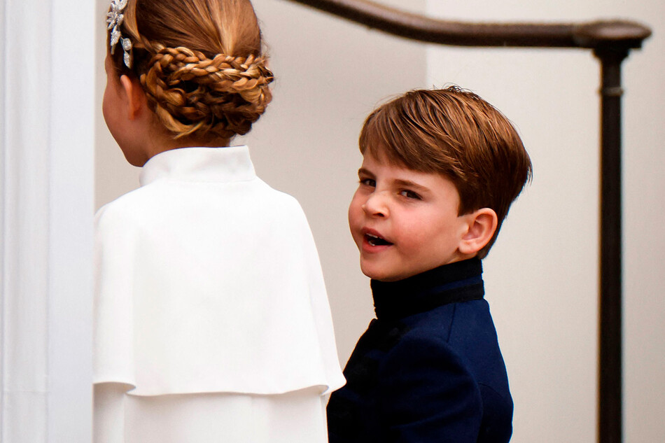 Принц Луи и принцесса Шарлотта прибыли на коронацию короля Карла III