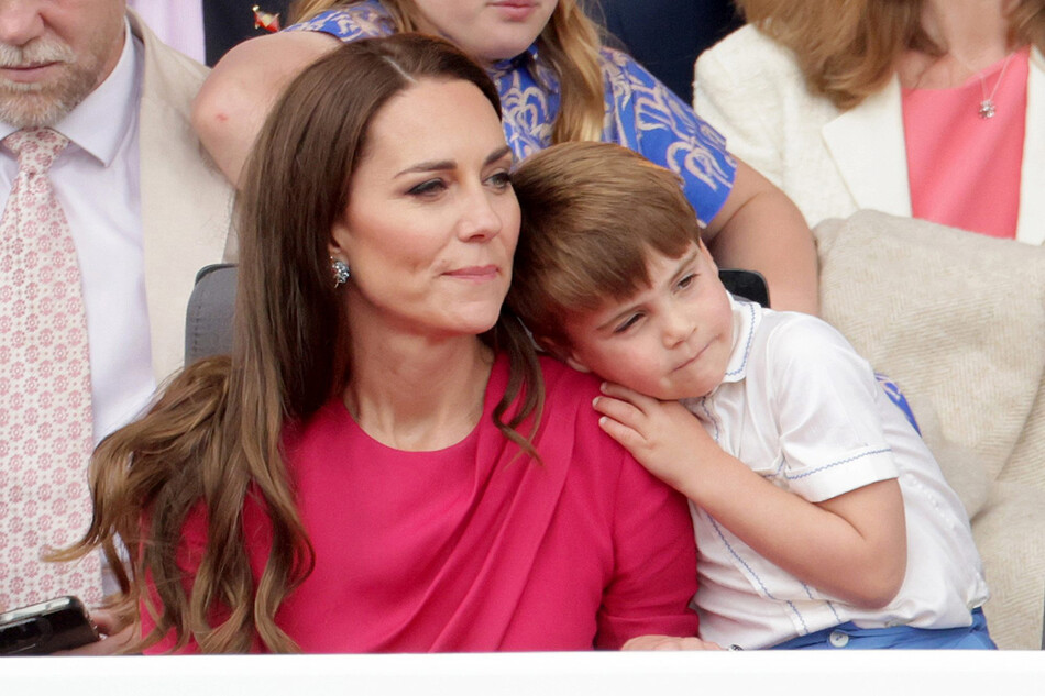 Кейт Миддлтон c принцем Луи, 2022