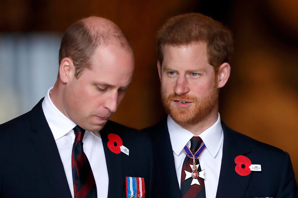 Принц Уильям и принц Гарри ссора