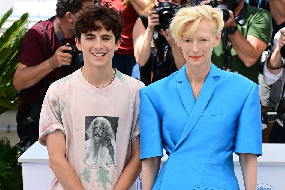 Тимоти Шаламе и Тильда Суинтон