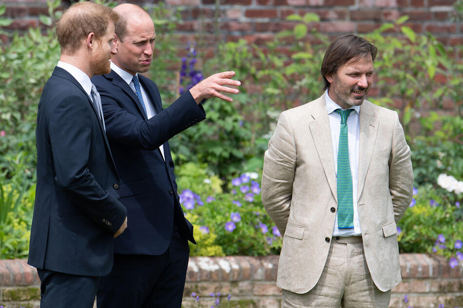  Принц Гарри, принц Уильям и Пип Моррисон