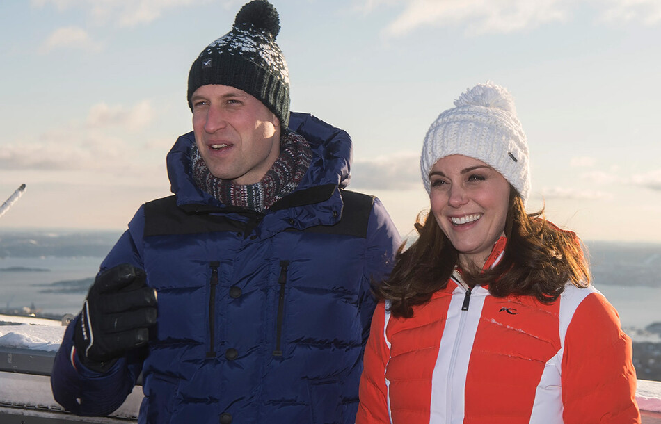 Из тропических Карибов в заснеженную Францию: принц Уильям и Кейт Миддлтон вместе с детьми отдыхают в Куршевеле