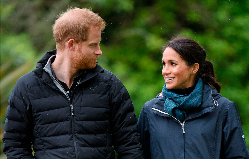 Принц Гарри и Меган Маркл 29 октября 2018 г. в Веллингтоне, Новая Зеландия