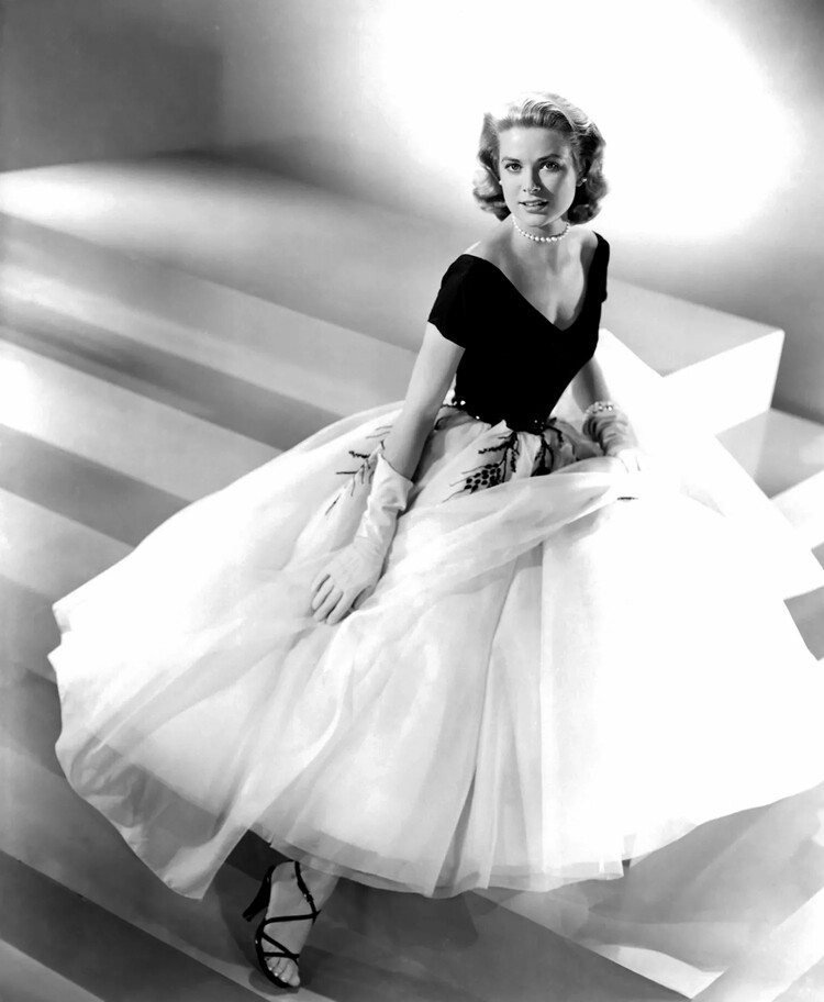 Грейс Келли на съемках фильма «Окно во двор», 01 января 1954 года