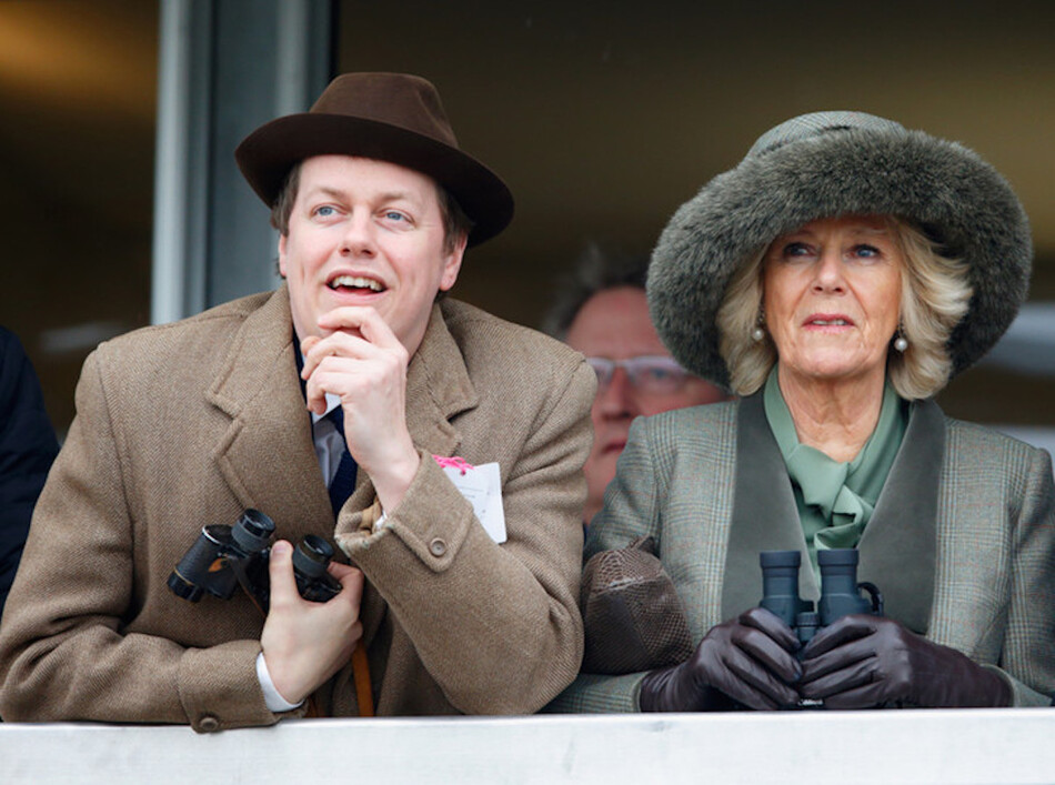 Камилла Паркер-Боулз и её сын Том Паркер-Боулз