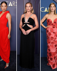 Похороны «Барби» и много алого: лучшие образы звёзд на AMPAS Governor’s Awards 2024