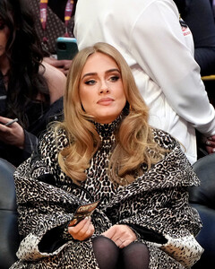 Адель выбрала леопардовый принт для свидания с бойфрендом Ричем Полом, но при этом выглядела расстроенной