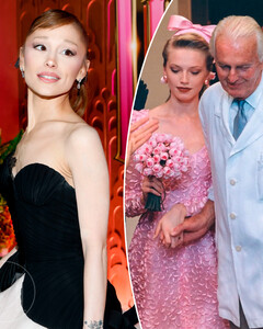 Ариана Гранде появилась в последнем кутюрном платье, созданном Юбером де Живанши