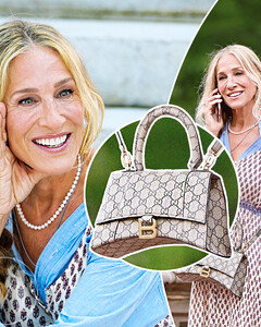 У новой сумочки Кэрри Брэдшоу Balenciaga Hourglass серьёзная модная история