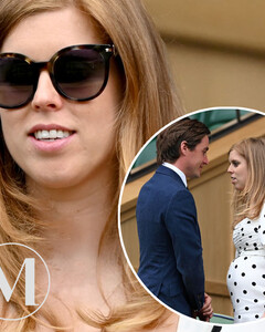 Беременная и счастливая принцесса Беатрис появилась на Уимблдоне