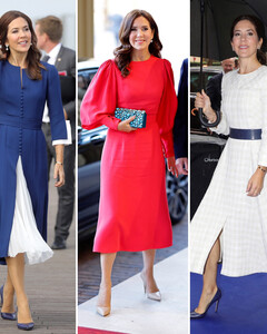 Классика и женственность: лучшие образы новой королевы Дании Мэри