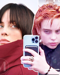 Билли Айлиш тайно была рыжей в 2021 году