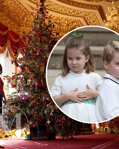 Как принцы Джордж, Луи и принцесса Шарлотта нарядили собственную ёлку?