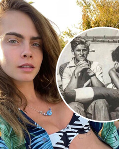 Кара Делевинь показала фотографию своей бабушки с принцем Филиппом