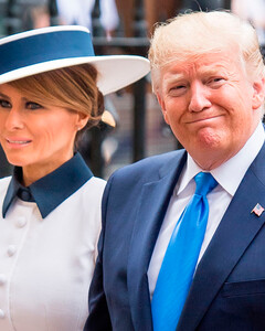 Развода не будет? Дональд и Мелания Трамп побывали на романтическом ужине