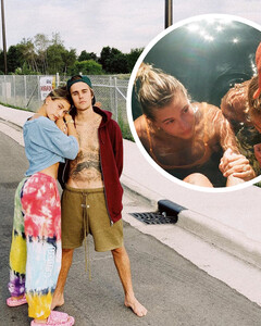 Джастин Бибер с женой приняли крещение