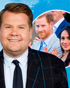 «Я всегда буду на их стороне»: телеведущий Джеймс Корден поддержал принца Гарри и Меган Маркл