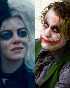 Эмму Стоун в образе Круэллы Де Виль сравнили с Джокером