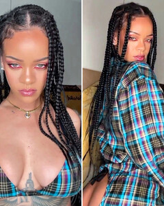 Фешен провокация от Рианны: певица снялась в соблазнительной пижаме с вырезом на попе