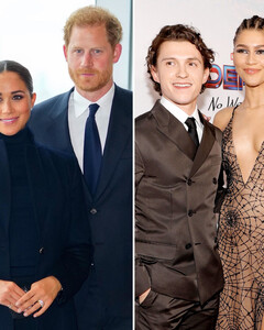 Двойное свидание: принц Гарри и Меган Маркл встретились с Томом Холландом и Зендаей