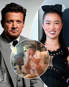 Партнёрша Джереми Реннера обвинила актёра в непристойных сообщениях и угрозах