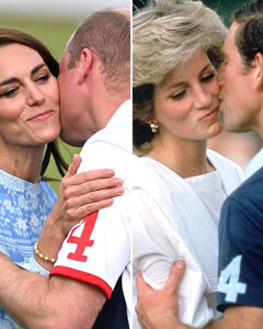 В сети сравнивают поцелуи Кейт Миддлтон и принца Уильяма с принцессой Дианой и принцем Чарльзом