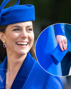 Кейт Миддлтон нарушила королевскую традицию, появившись на публике с красным маникюром