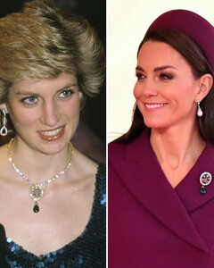 Кейт Миддлтон примерила украшение принцессы Дианы