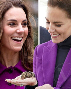 Бесстрашные мать и дочь: Кейт Миддлтон и принцесса Шарлотта пообщались с тарантулом