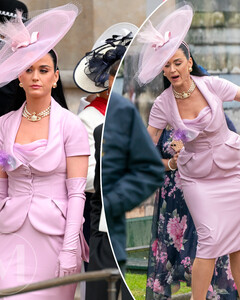 Кэти Перри чуть не подвернула ногу на коронации Карла III