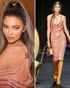 Кайли Дженнер на дне рождения Карди Би в образе из «нулевых»