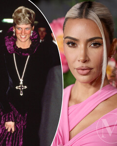 Ким Кардашьян купила аметистовое ожерелье принцессы Дианы