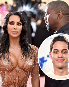 Ким Кардашьян боится за безопасность Пита Дэвидсона из-за угроз Канье Уэста