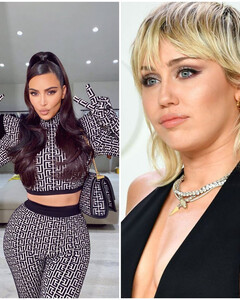 Ревнует? Ким Кардашьян отписалась от Майли Сайрус после её совместного выступления с Питом Дэвидсоном